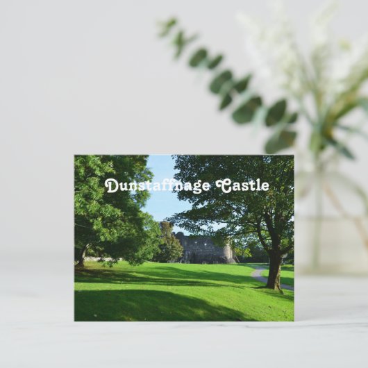 Dunstaffage Castle Postkarte (Stehend Vorderseite)