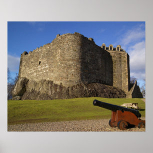 Dunstaffle Castle, Argyll and Bute, Schottland Poster