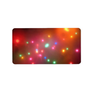 Dunstige Lichter Adressaufkleber