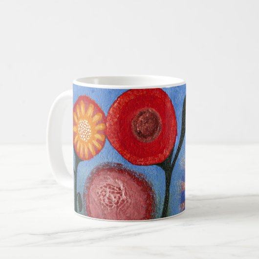 Dunstige Wiesen Kaffeetasse (Vorderseite Links)