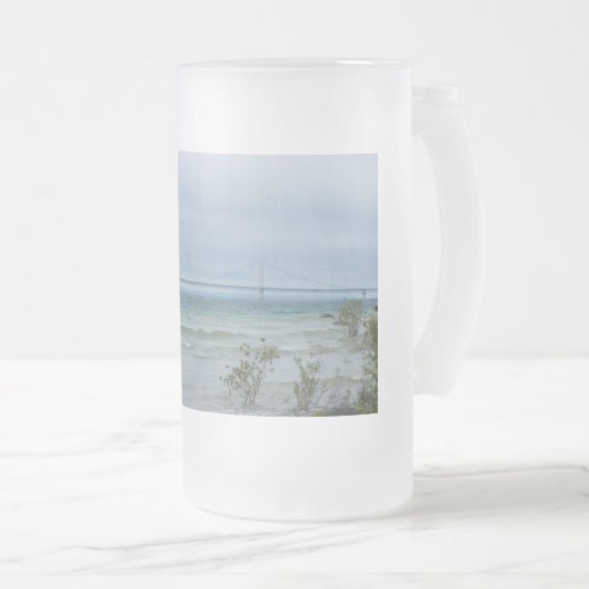 Dunstiges mächtiges Mac Mattglas Bierglas (VorderseiteRechts)