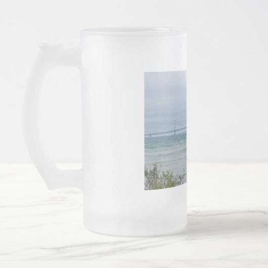 Dunstiges mächtiges Mac Mattglas Bierglas (Links)