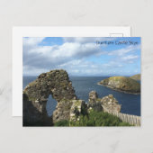 Duntulm Castle Skye Postcard Postkarte (Vorne/Hinten)