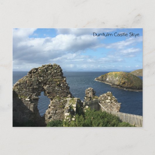 Duntulm Castle Skye Postcard Postkarte (Vorderseite)