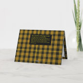 Dunvegan Castle MacLeod Clan Faltkarte Karte (Rückseite)