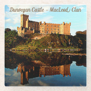 Dunvegan Castle - MacLeod Clan Glasuntersetzer