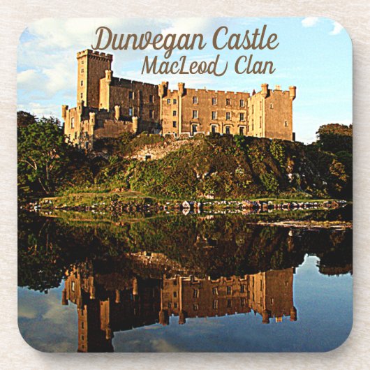 Dunvegan Castle - Scottish MacLeod Clan Untersetzer (Vorderseite)