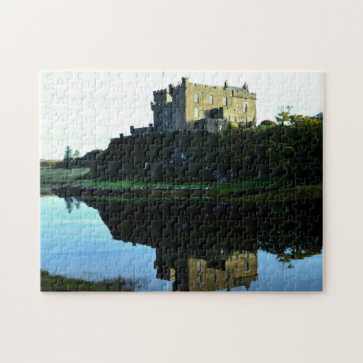 Dunvegan Schloss auf Skye Puzzle (Horizontal)