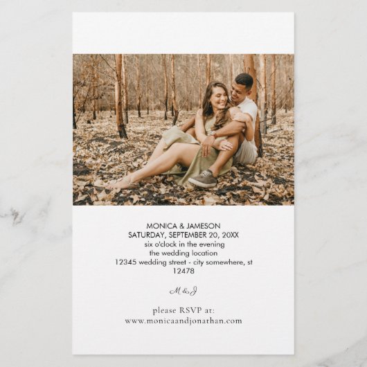 Duo 2 LG Foto Wedding Flyer (Hinten)