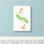 Duo Bird Leinwanddruck (Insitu (Holzboden))