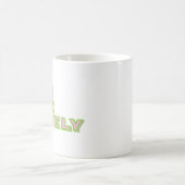 Duo coloured typography-You are lovely mantra Kaffeetasse (Mittel)