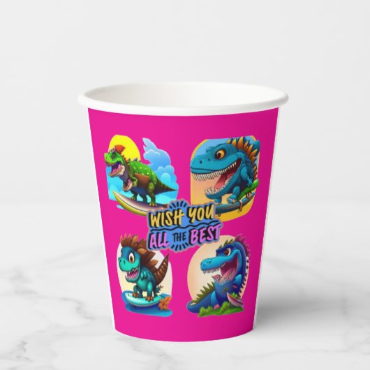 duo dinosaur  pappbecher (Vorderseite)