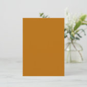 Duo Farbe Minimal Hochzeitsdetails Einladung (Stehend Vorderseite)