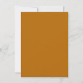 Duo Farbe Minimal Hochzeitsdetails Einladung (Vorderseite)
