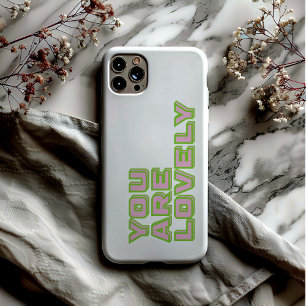 Duo-farbige Typografie-Du bist ein liebenswerter M iPhone 16 Hülle