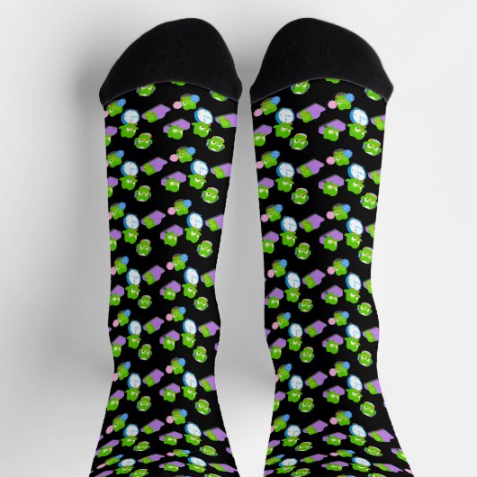 Duo Pattern Crew Socks Socken (Oben)