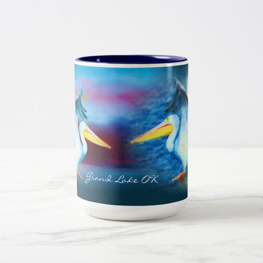 Duo pelicans 19 Tasse (Mittel)