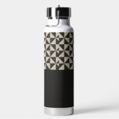 Duo schwarz & grau - Business-Logo Wasserflasche Trinkflasche (rechts)