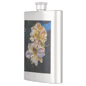 "Duo-" silberne Flasche Flachmann (Links)