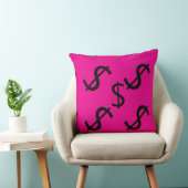 Duo Tone Dollar $ign Pink Red  Kissen (Stuhl )