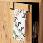 Duo Tone Dollar $ign White Floral Geschirrtuch<br><div class="desc">Decorative Kitchen Towel Brighten up any kitchen with new kitchen towels! Made of durable poly-blend, these towels are great for drying and will look vibrant with your text, monogram, or artwork. Designed for a lifetime of use, these machine washable kitchen towels look great and clean up well, too! Dimensions: 16"...</div>