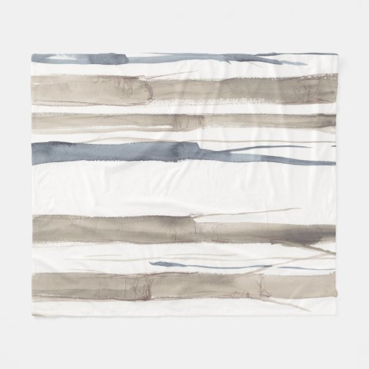 Duo Tone Trees II Fleecedecke (Vorderseite (Horizontal))