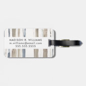 Duo Tone Trees II Gepäckanhänger (Rückseite horizontal)