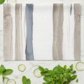 Duo Tone Trees II Geschirrtuch (Gefaltet)