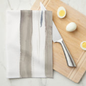 Duo Tone Trees II Geschirrtuch (Viertel Falte)