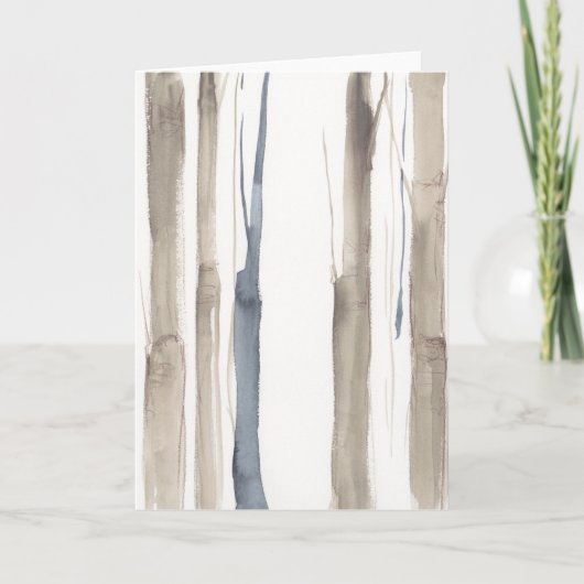 Duo Tone Trees II Karte (Vorderseite)