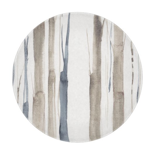 Duo Tone Trees II Schneidebrett (Vorderseite)