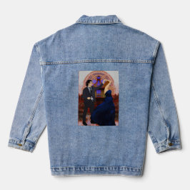 Duo-Twirl von Lee Mariies kreativen Designs Jeansjacke