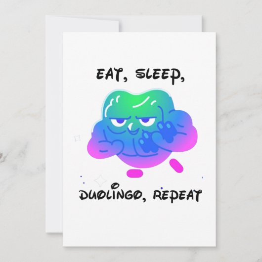 Duolingo Einladung (Vorderseite)