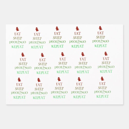 Duolingo Geschenkpapier Set (Vorderseite 3)