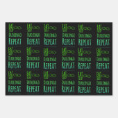 Duolingo Geschenkpapier Set (Vorderseite)