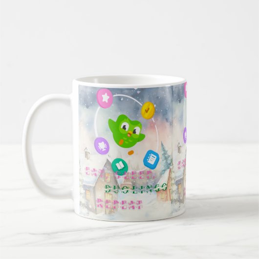 Duolingo Kaffeetasse (Links)