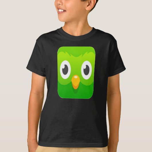 Duolingo Sticker Copy T-Shirt (Vorderseite)