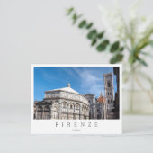 Duomo and Baptistry, Florenz, Italien Postkarte (Stehend Vorderseite)