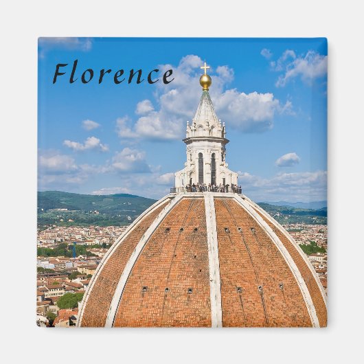 Duomo Basilica - Florenz, Toskana, Italien Magnet (Vorne)