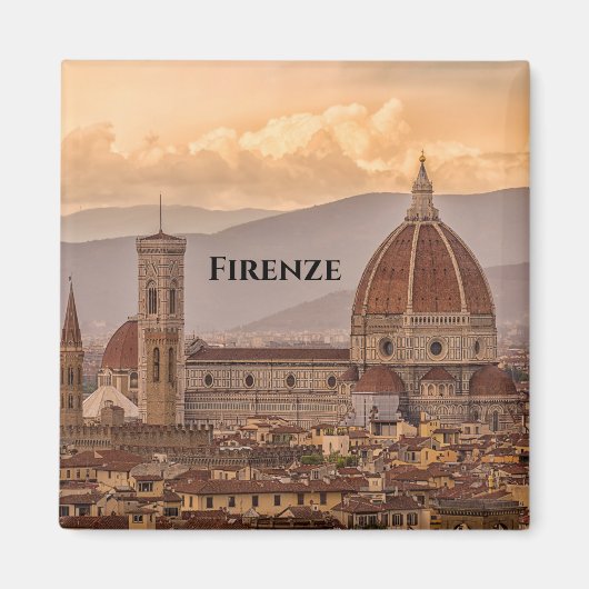 Duomo di Firenze Florence Italien Design Magnet (Vorne)