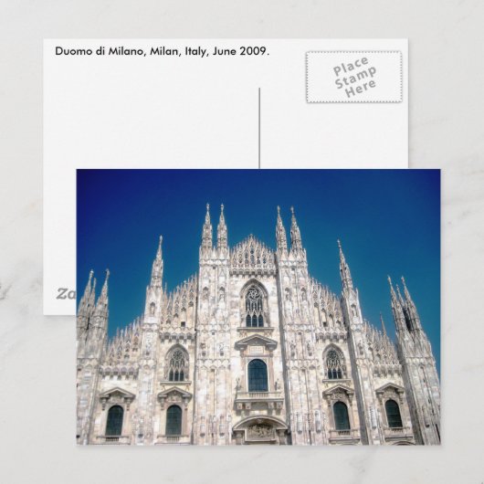 Duomo di Milano Postkarte (Vorne/Hinten)