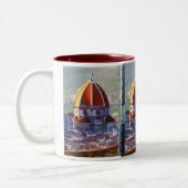 Duomo-Florenz-Tasse Zweifarbige Tasse (Links)