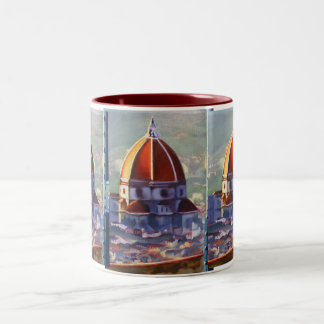 Duomo-Florenz-Tasse Zweifarbige Tasse
