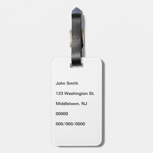 Duomo-Gepäckanhänger Gepäckanhänger (Rückseite vertikal)