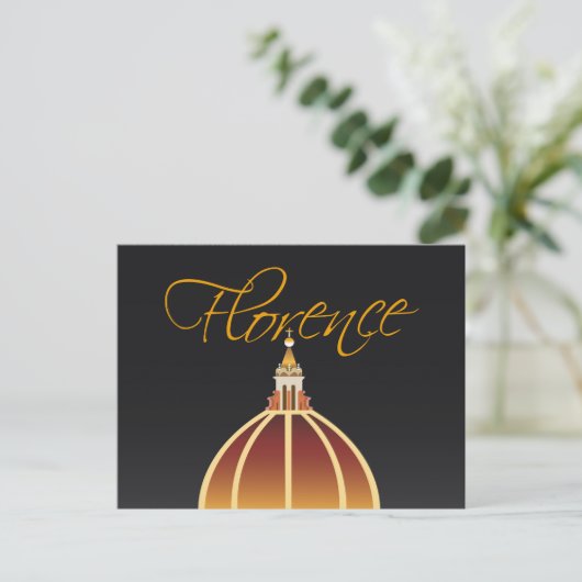 Duomo horizontale Postkarte (Stehend Vorderseite)