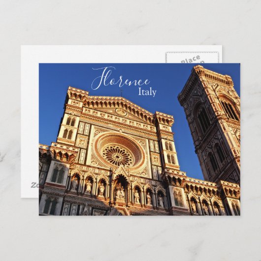 Duomo in Florenz, Italien Postkarte (Vorne/Hinten)