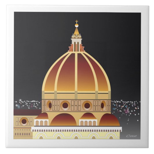 Duomo-Keramik-Fliese Fliese (Vorderseite)