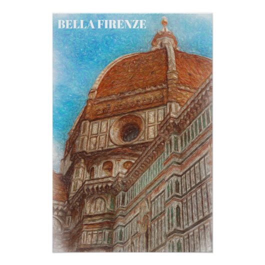 ** DUOMO Kirche AP12 Florenz Italien Poster Floren (Vorderseite)