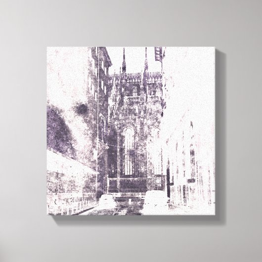 Duomo Milan Leinwanddruck (Vorderseite)