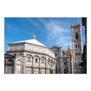 Duomo und Baptistry, Florenz-Fotodruck Fotodruck